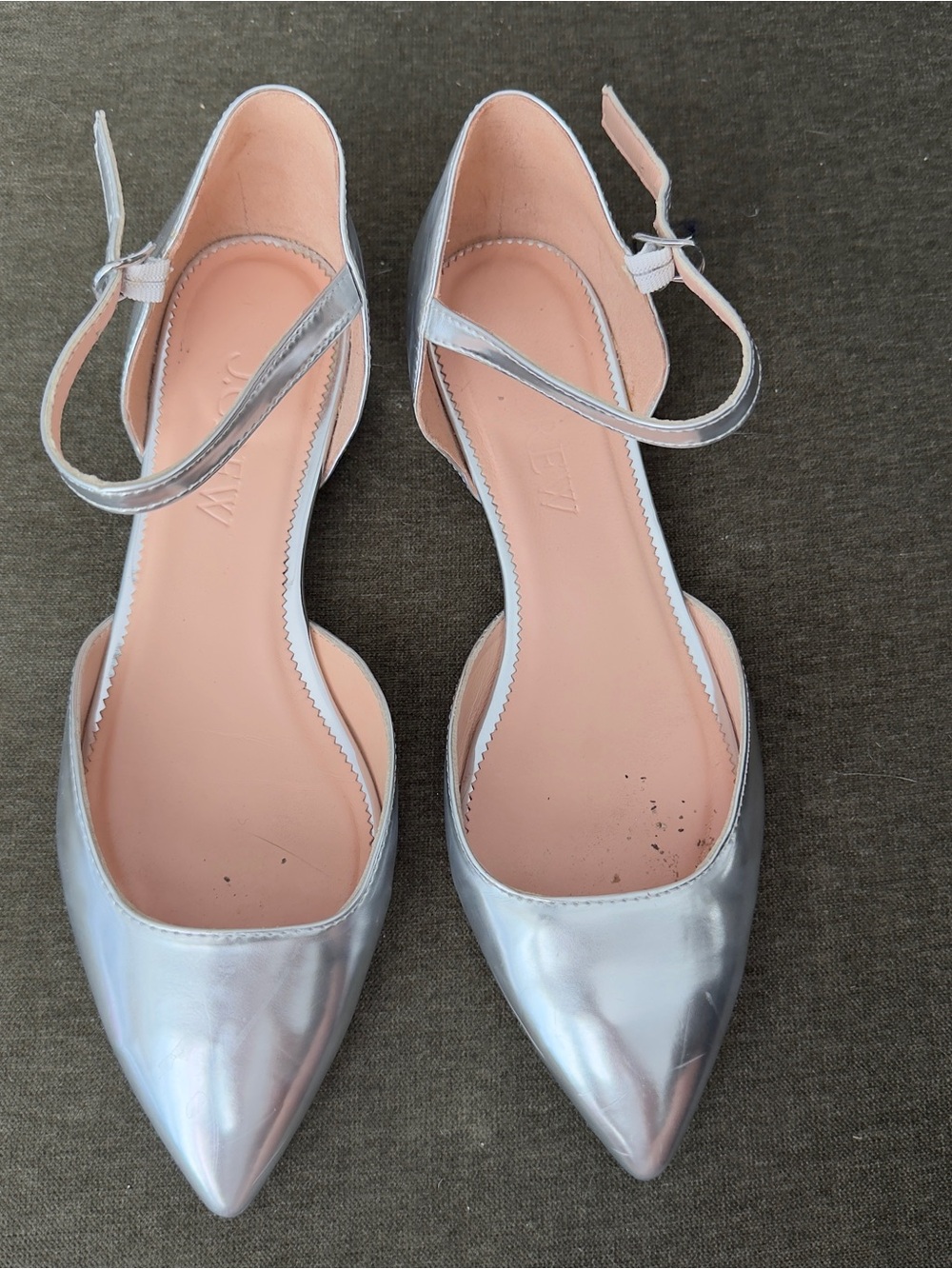 J CREW Pointed-toe flats